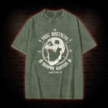 Vampire Hunters Washed T-shirt