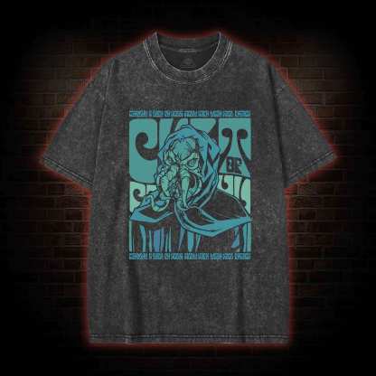 Cult of Cthulhu Retro Washed T-shirt