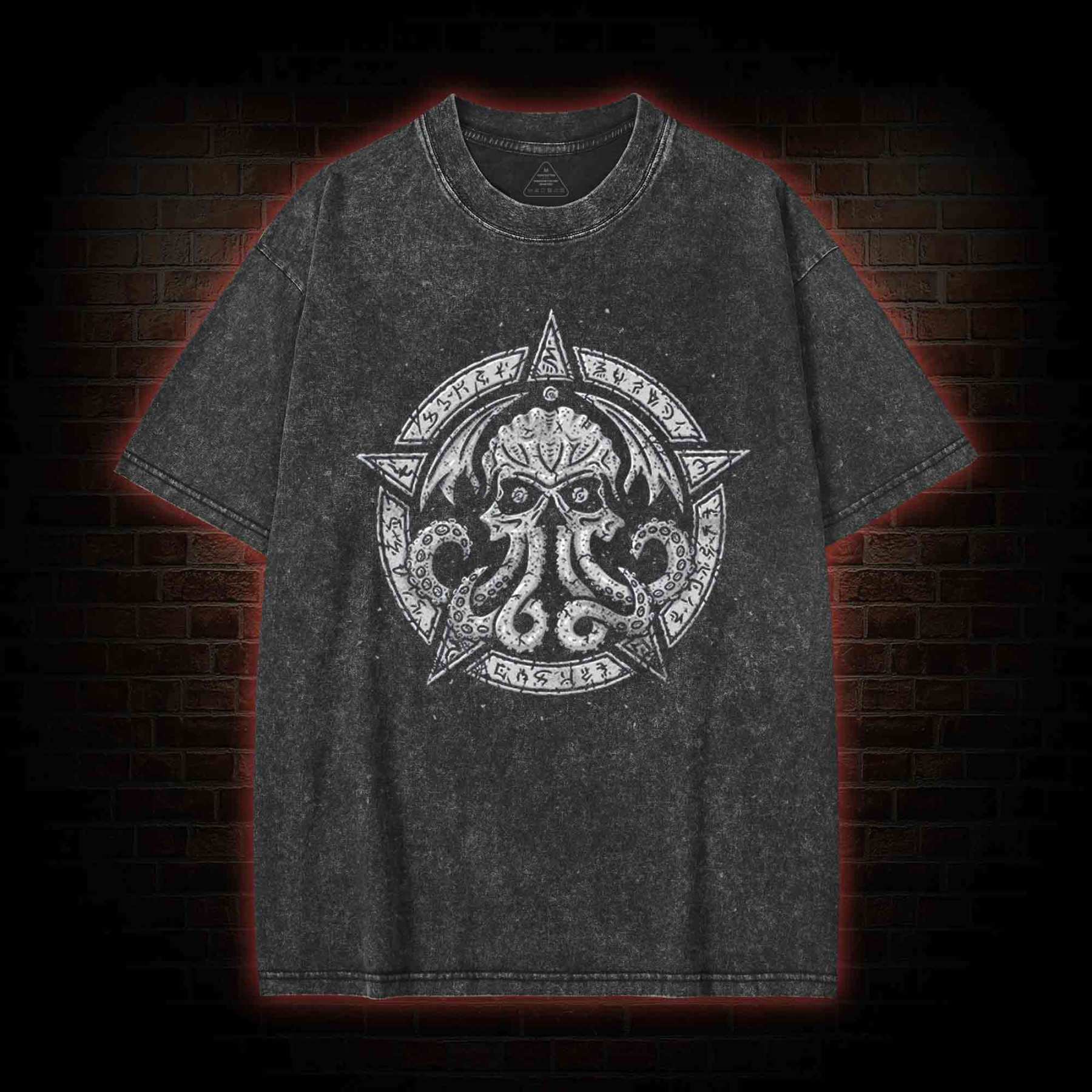 Cthulhu Fhtagn Vintage Washed T-shirt
