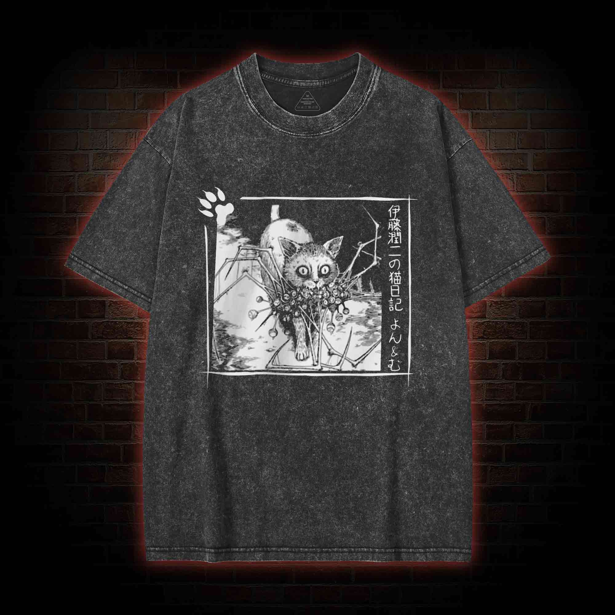 Creepy Eyes Washed T-shirt