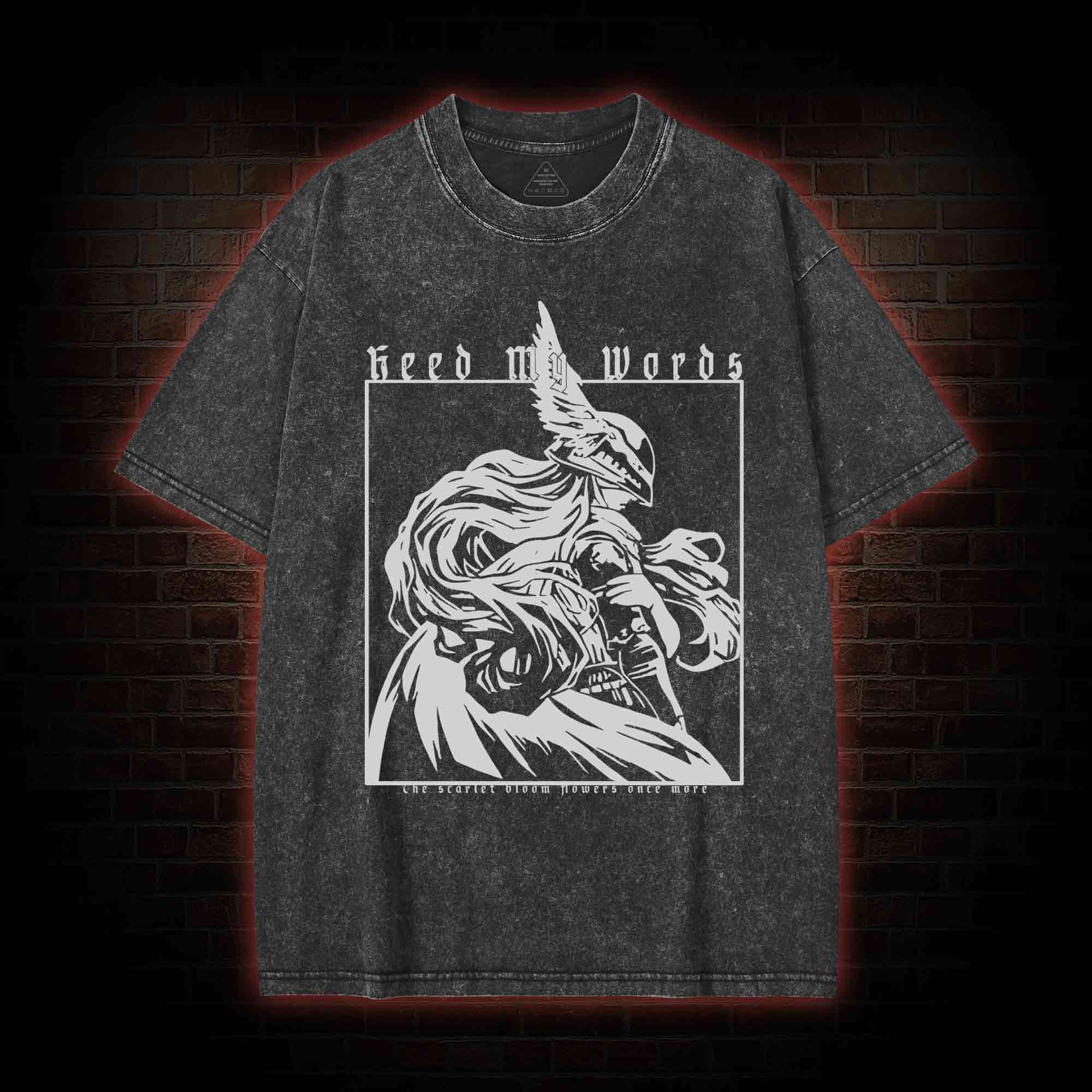 Heed My Words Washed T-shirt