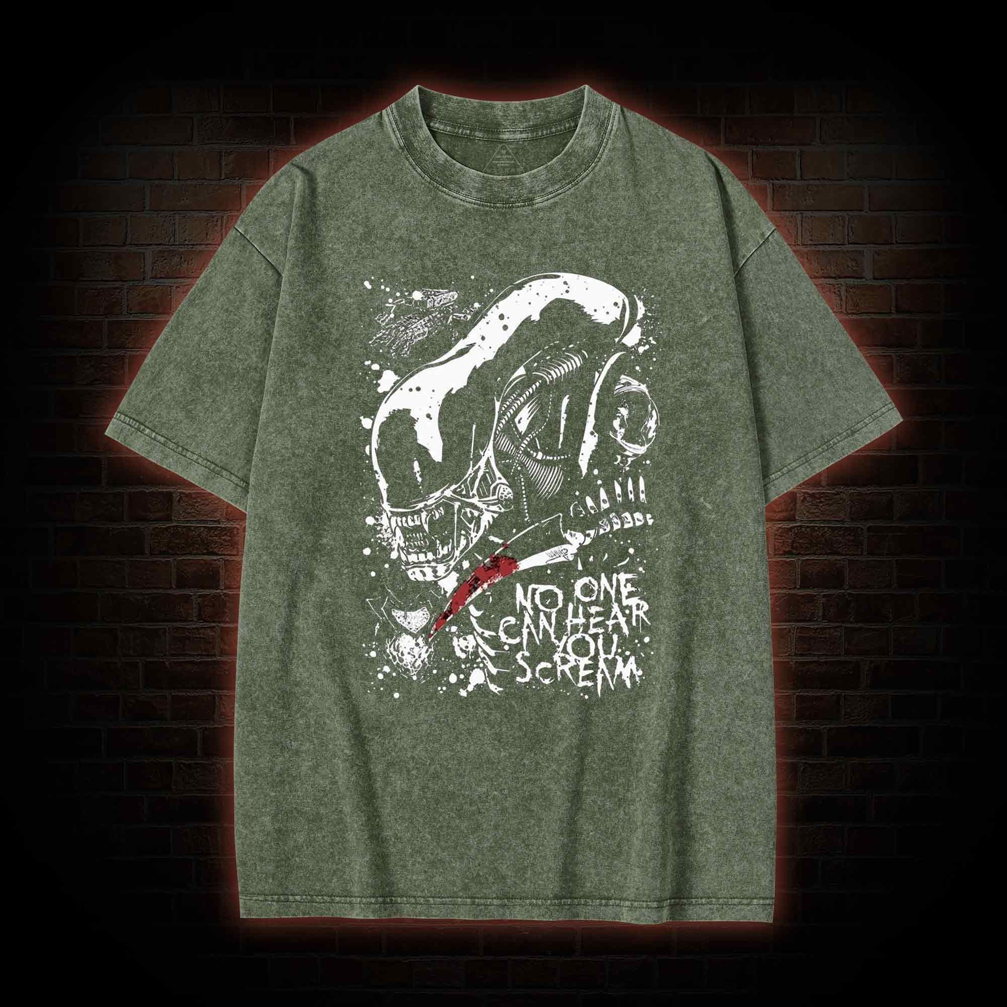 No One Can Hear Your Scream Washed T-shirt
