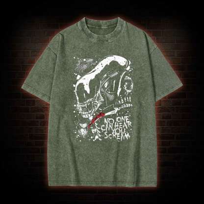 No One Can Hear Your Scream Washed T-shirt