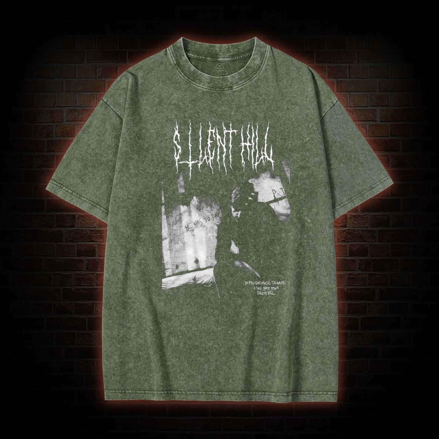 In My Restless Dreams I See That Town Washed T-shirt