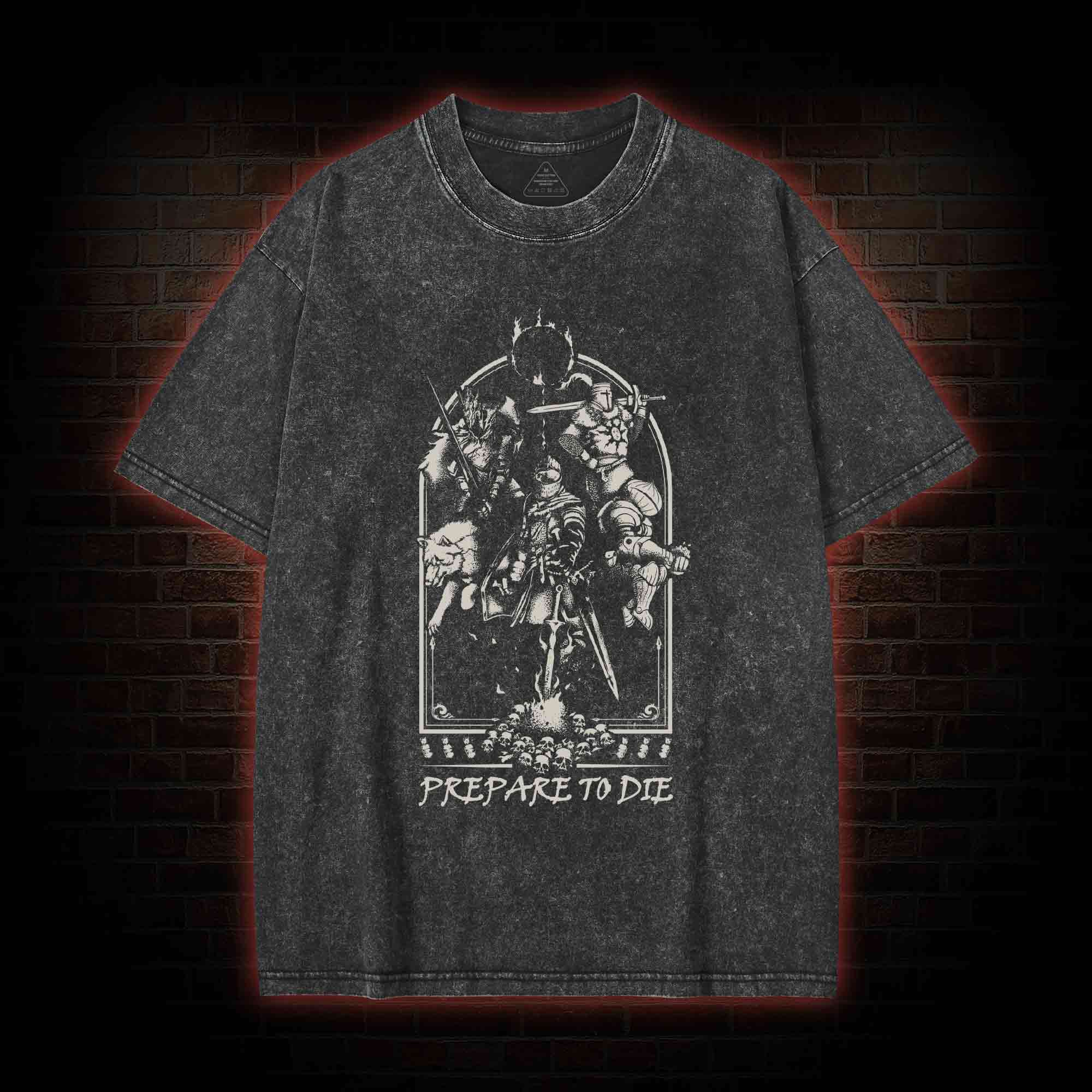 Prepare To Die Retro Washed T-shirt