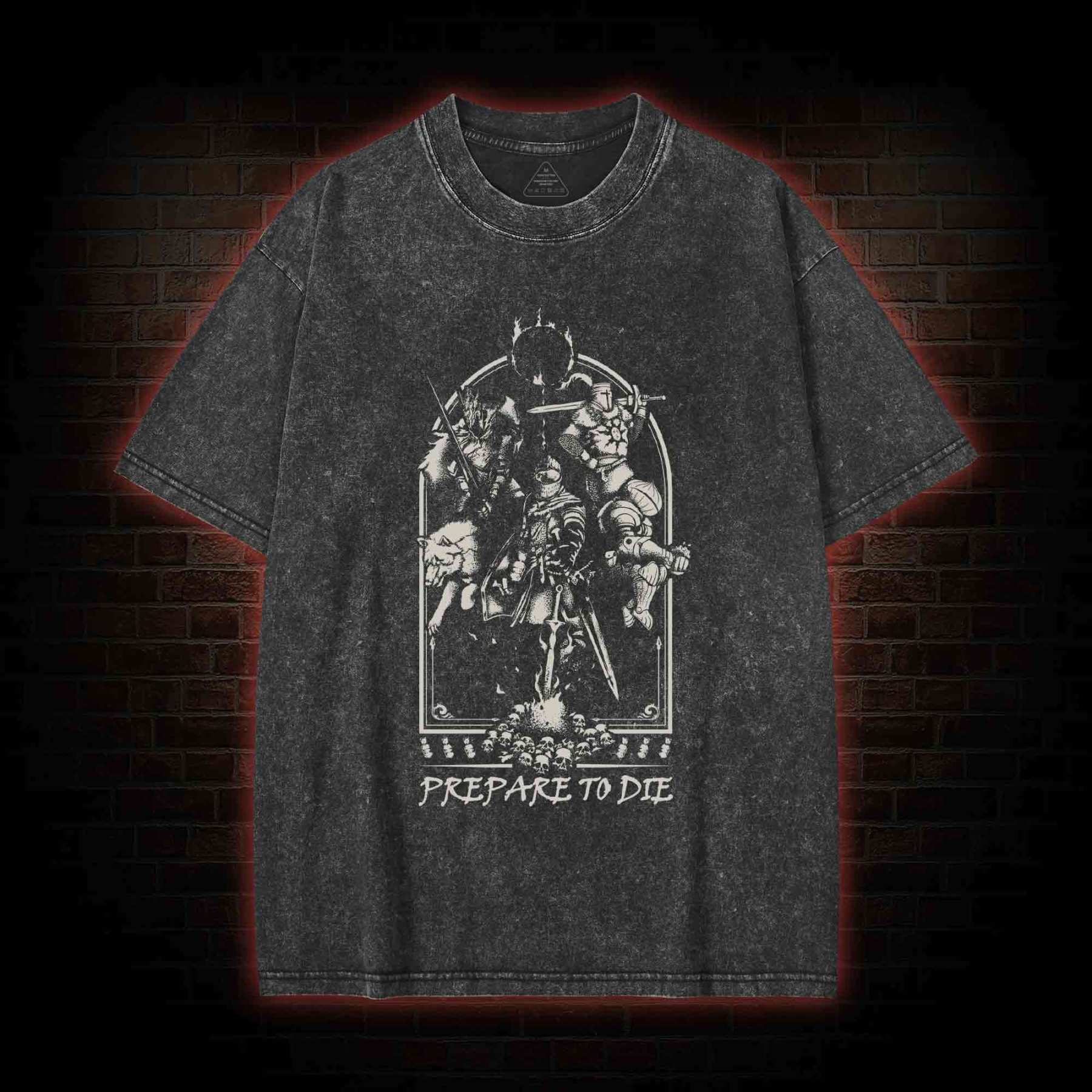 Prepare To Die Retro Washed T-shirt