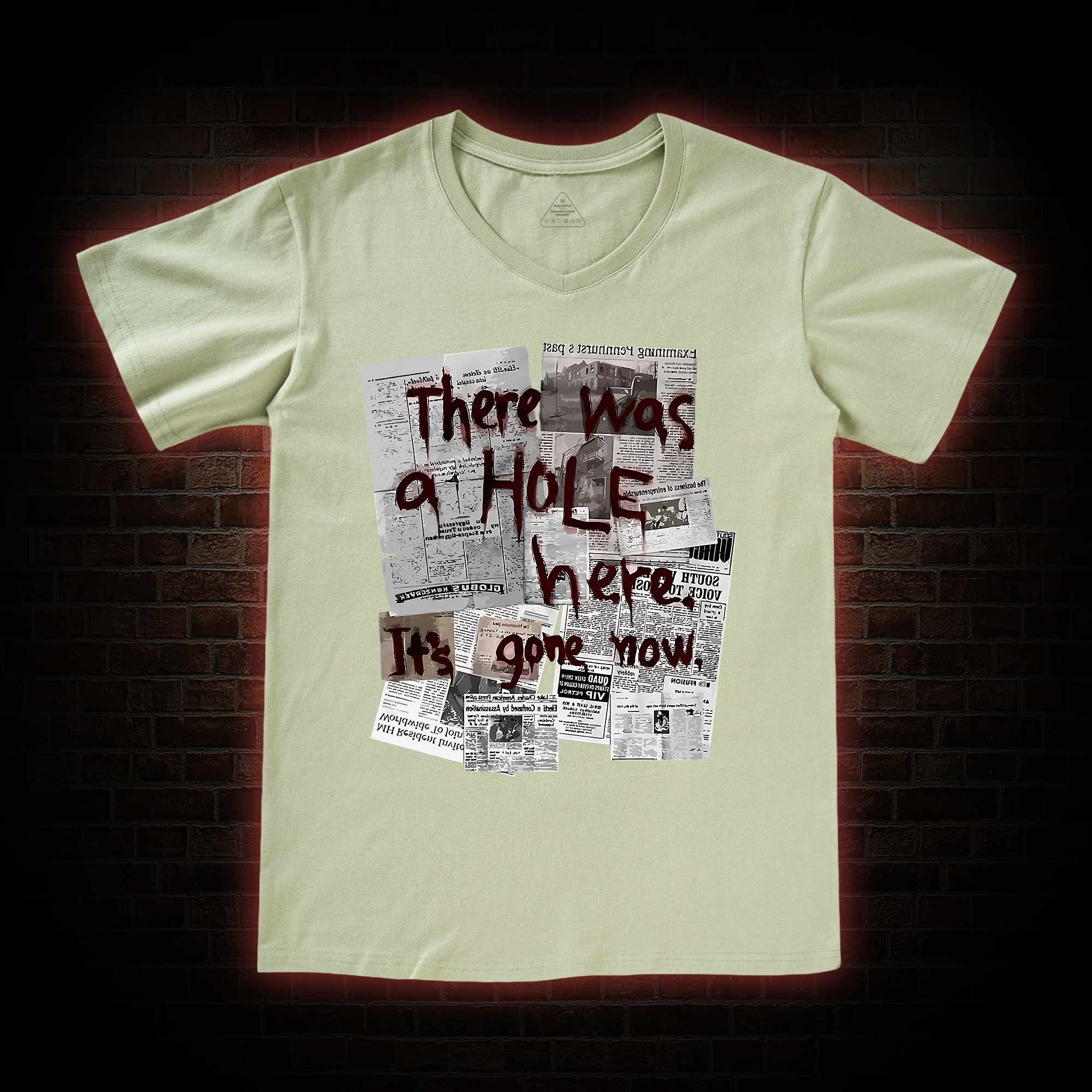 There Was a Hole V-Neck Classic T-Shirt