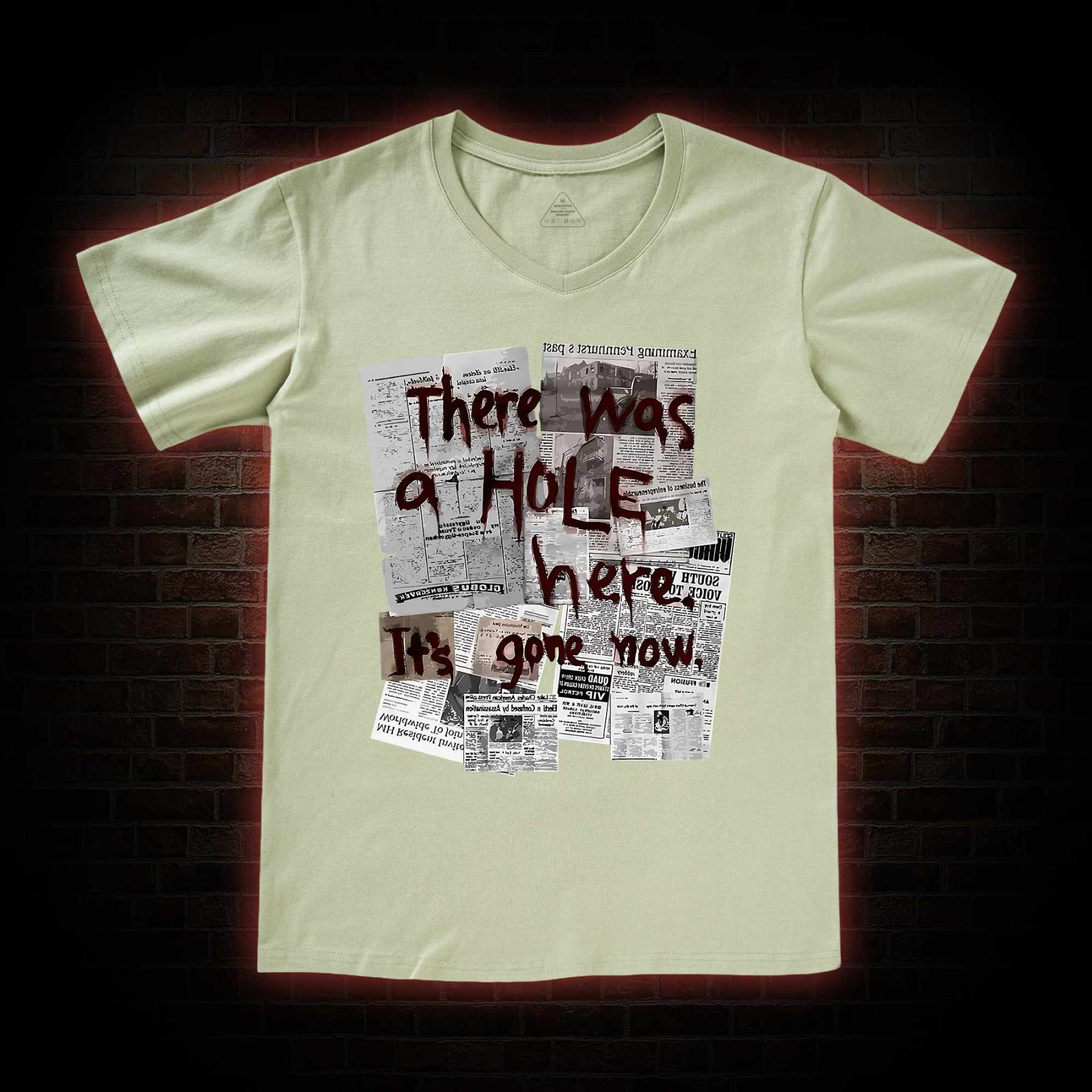 There Was a Hole V-Neck Classic T-Shirt