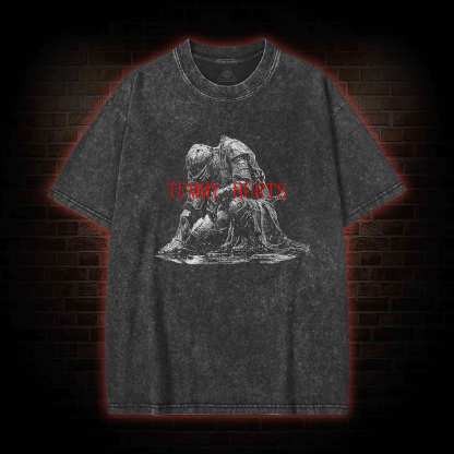 Tummy Hurts Washed T-shirt