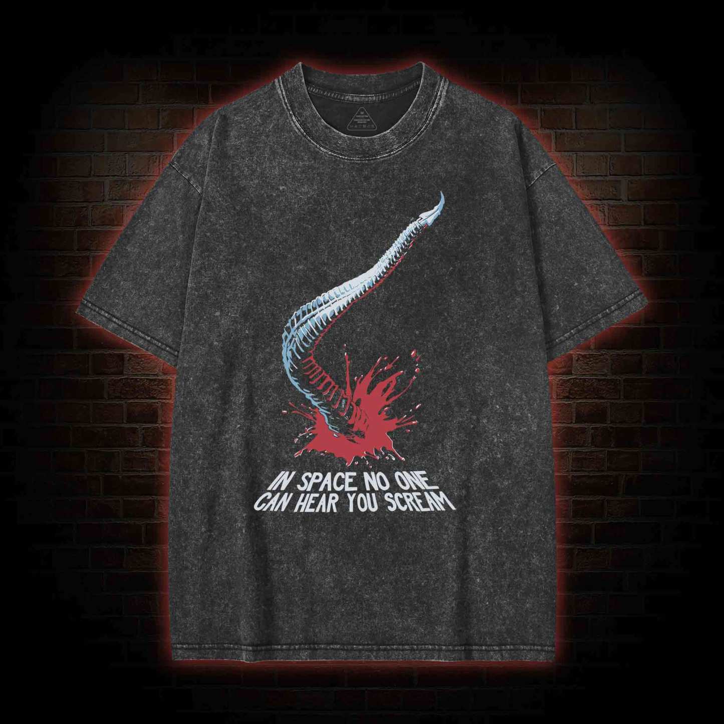 No One Can Hear You Scream Washed T-shirt