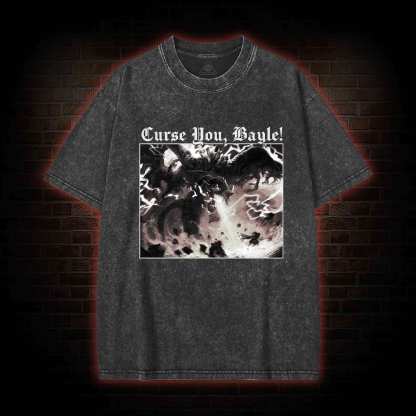 Curse You Bayle! Vintage Washed T-shirt