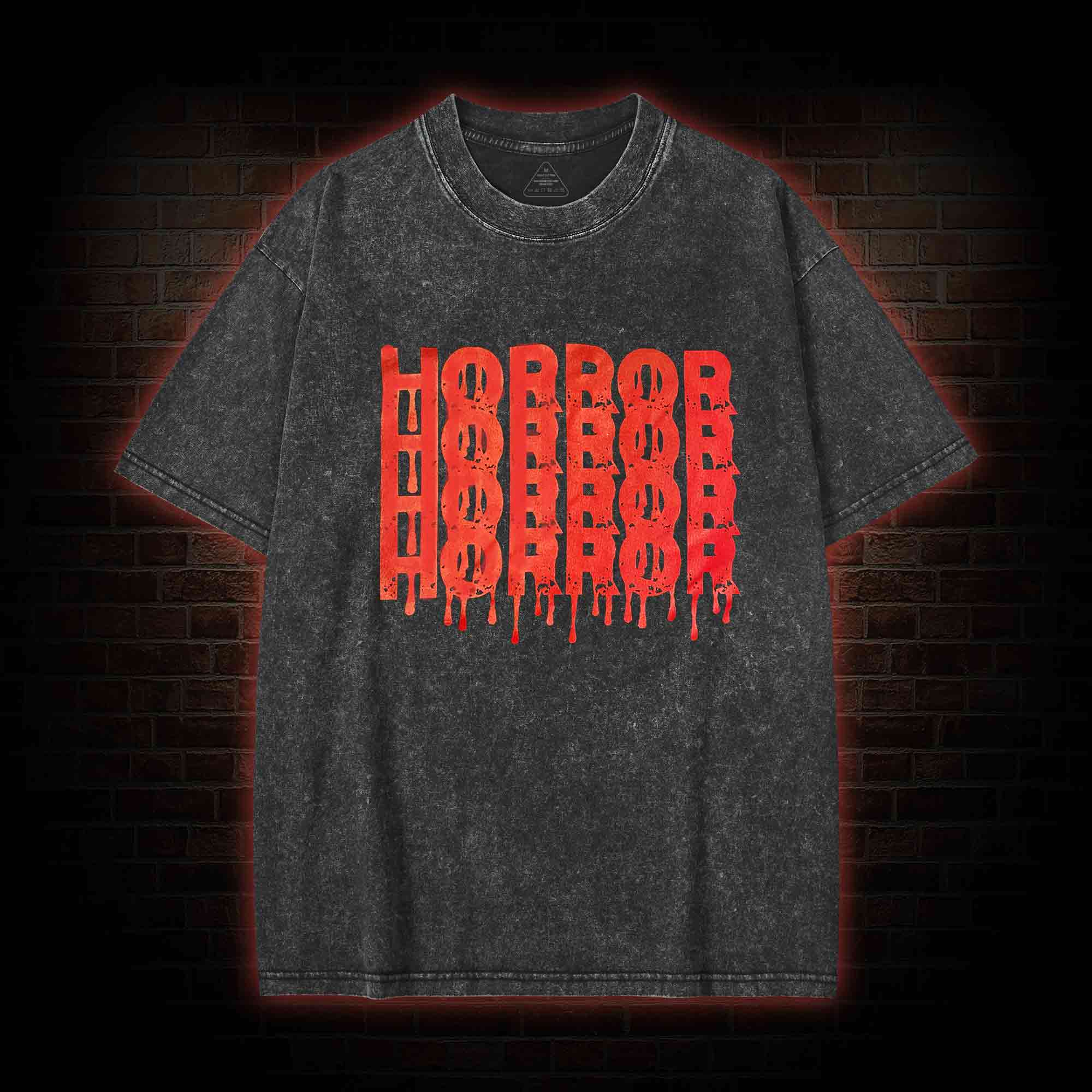 Horror Washed T-shirt