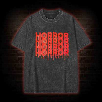 Horror Washed T-shirt