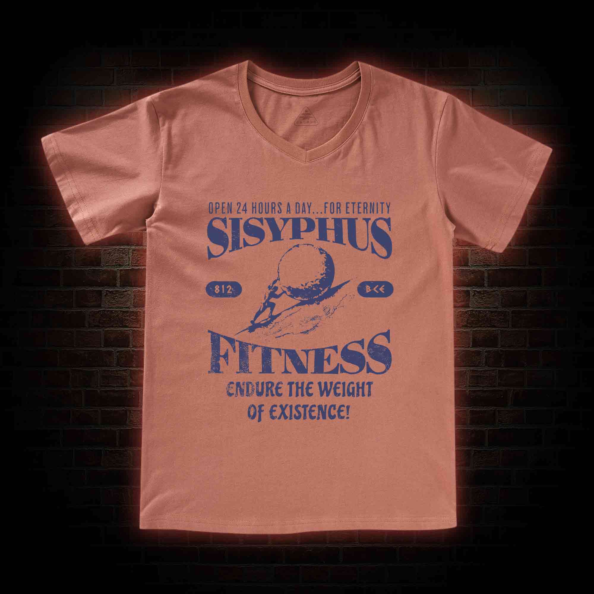 Sisyphus Fitness V-Neck Classic T-Shirt