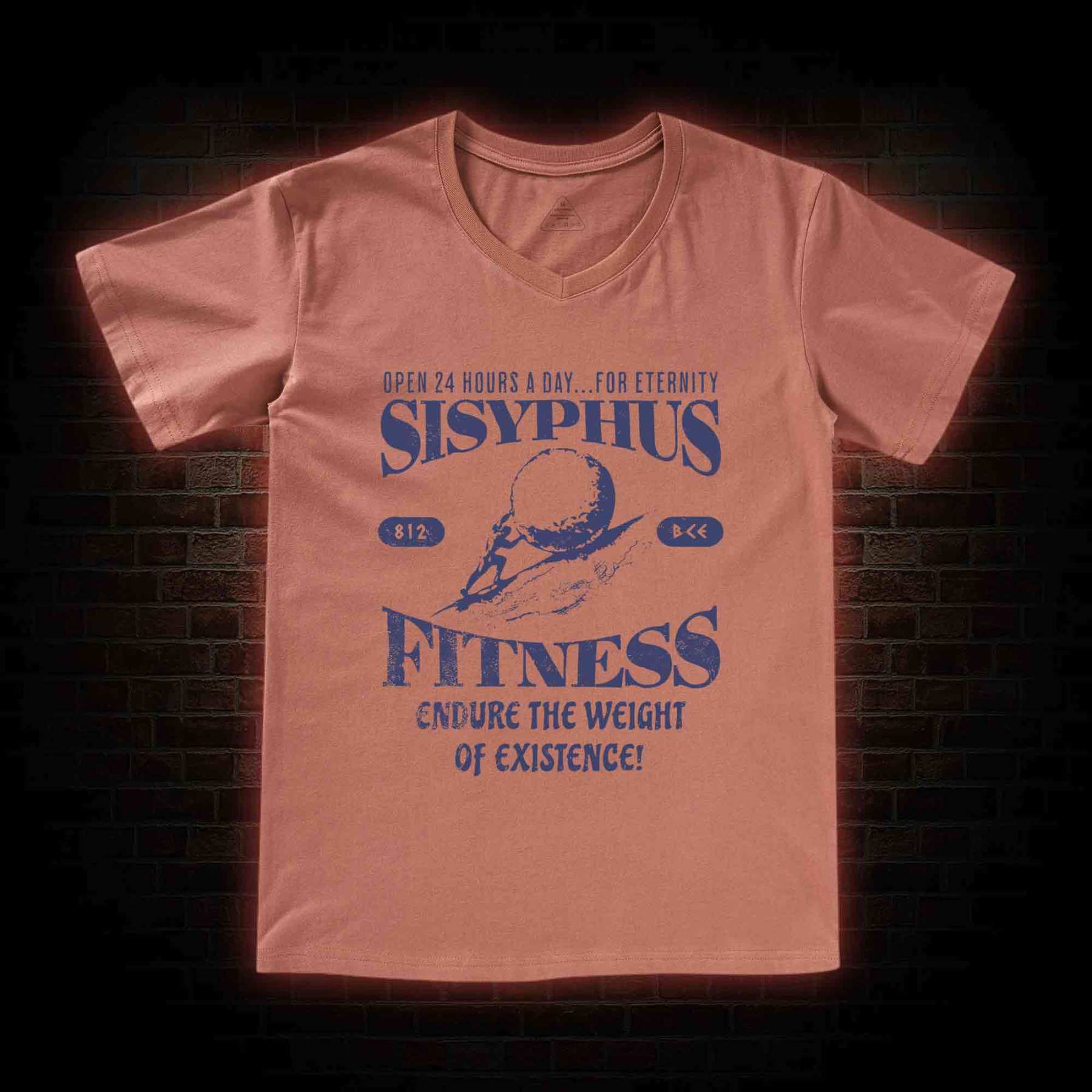 Sisyphus Fitness V-Neck Classic T-Shirt