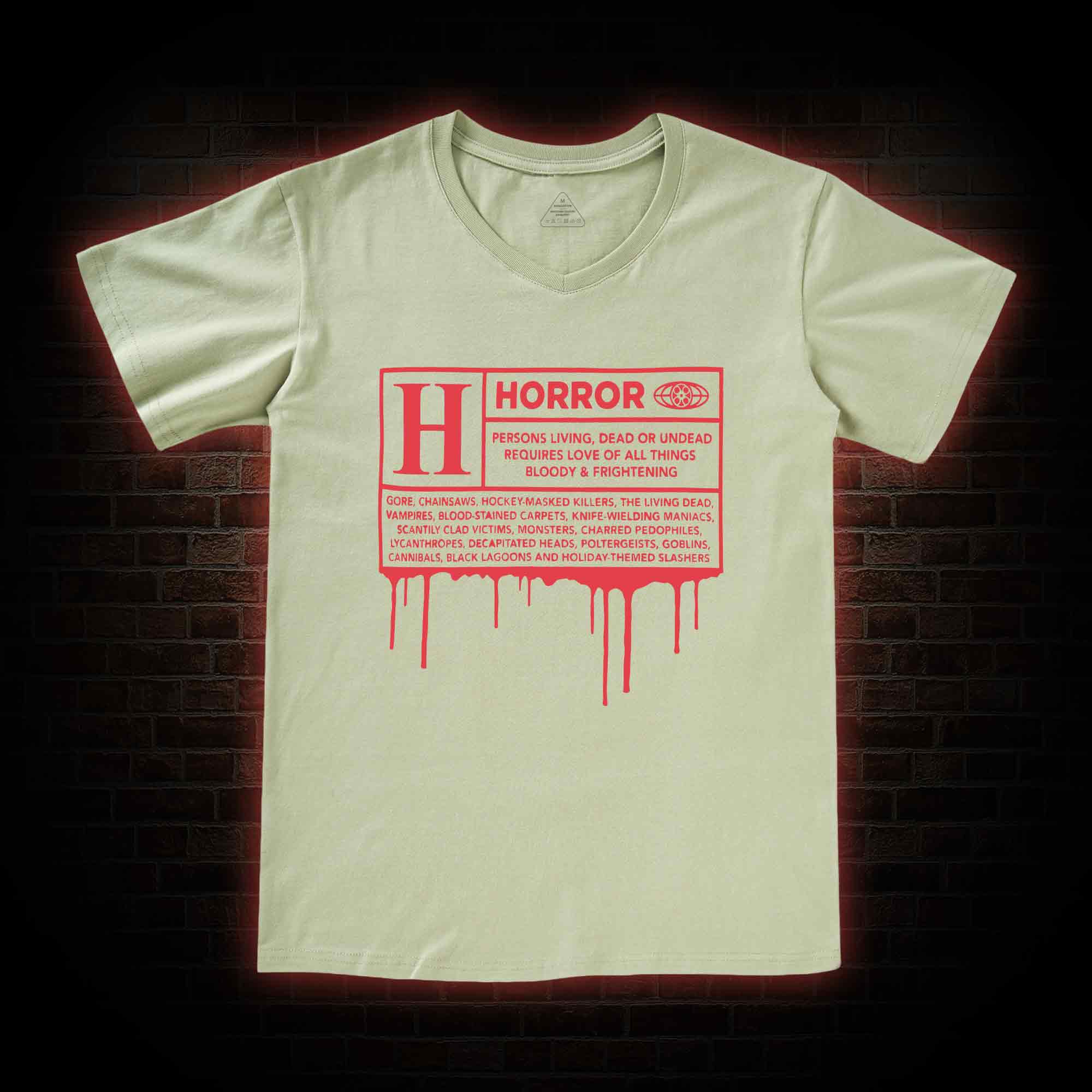 Horror Rating V-Neck Classic T-Shirt