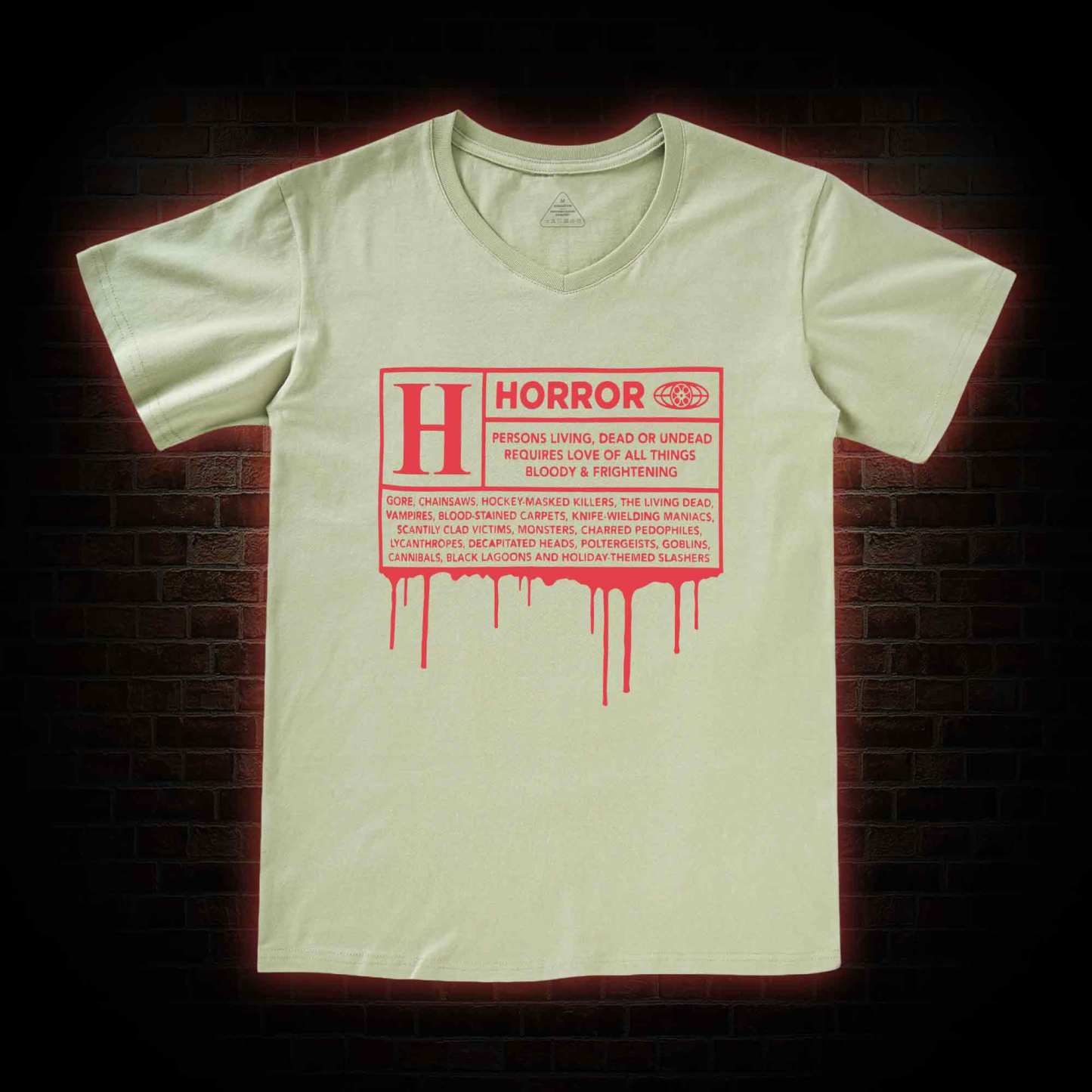 Horror Rating V-Neck Classic T-Shirt