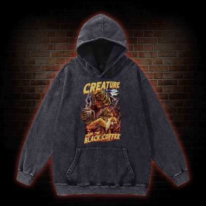 Creature From The Black Coffee Washed Hoodie