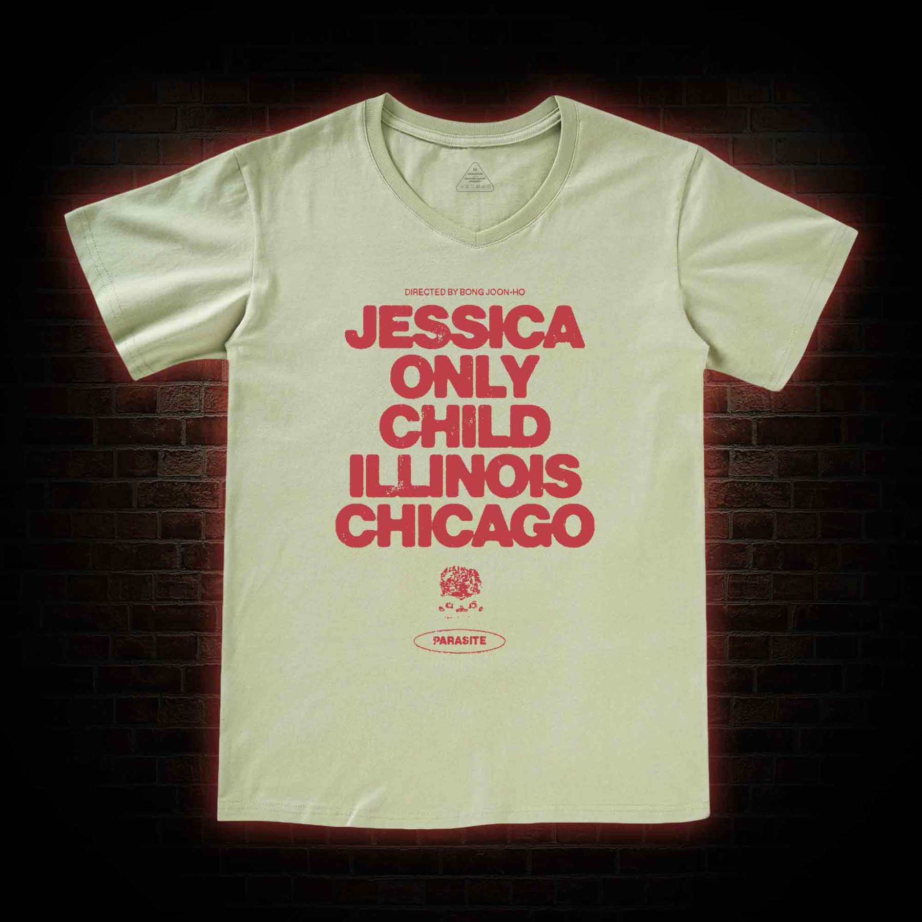 Jessica Only Child V-Neck Classic T-Shirt