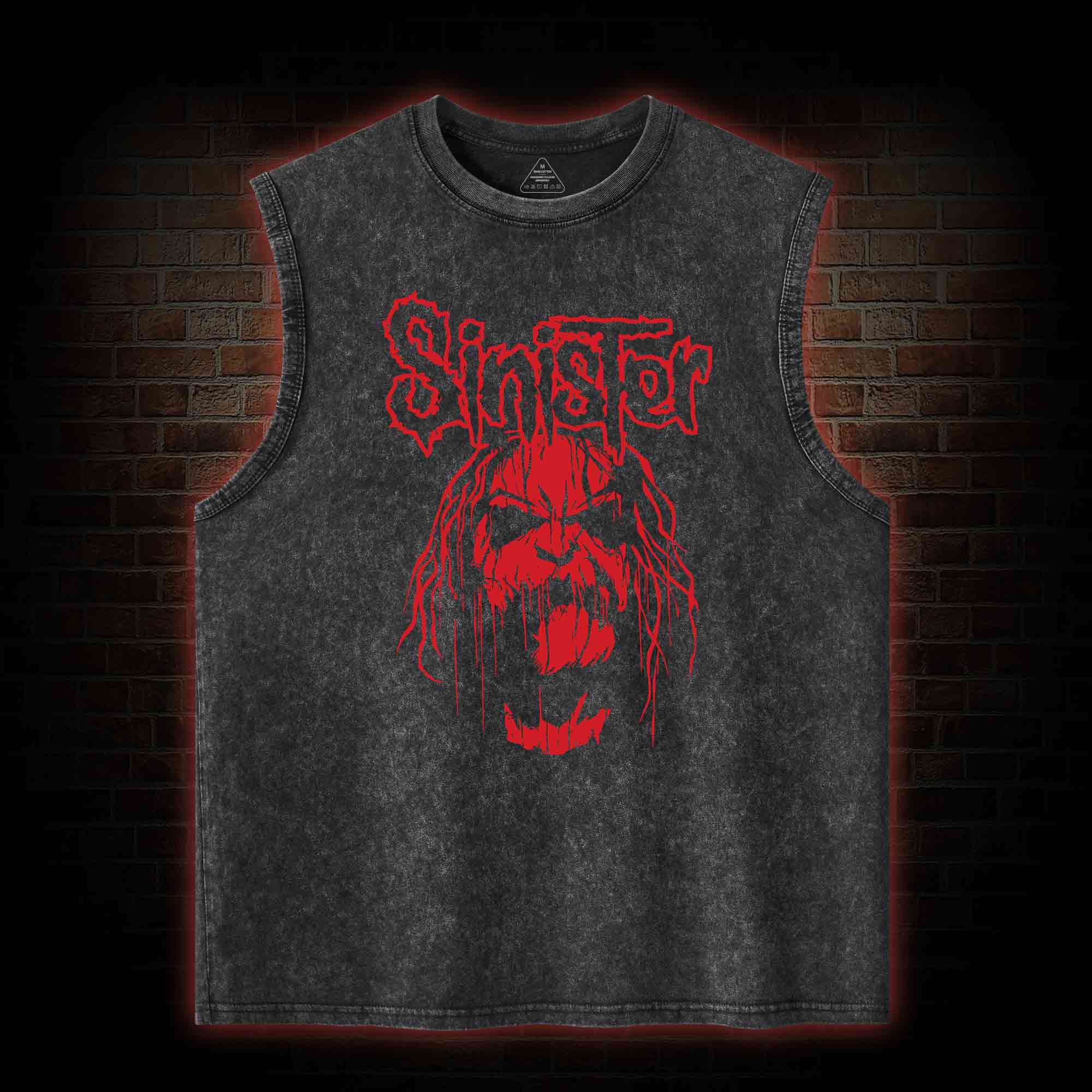 Pyschosinner Washed Tank Top