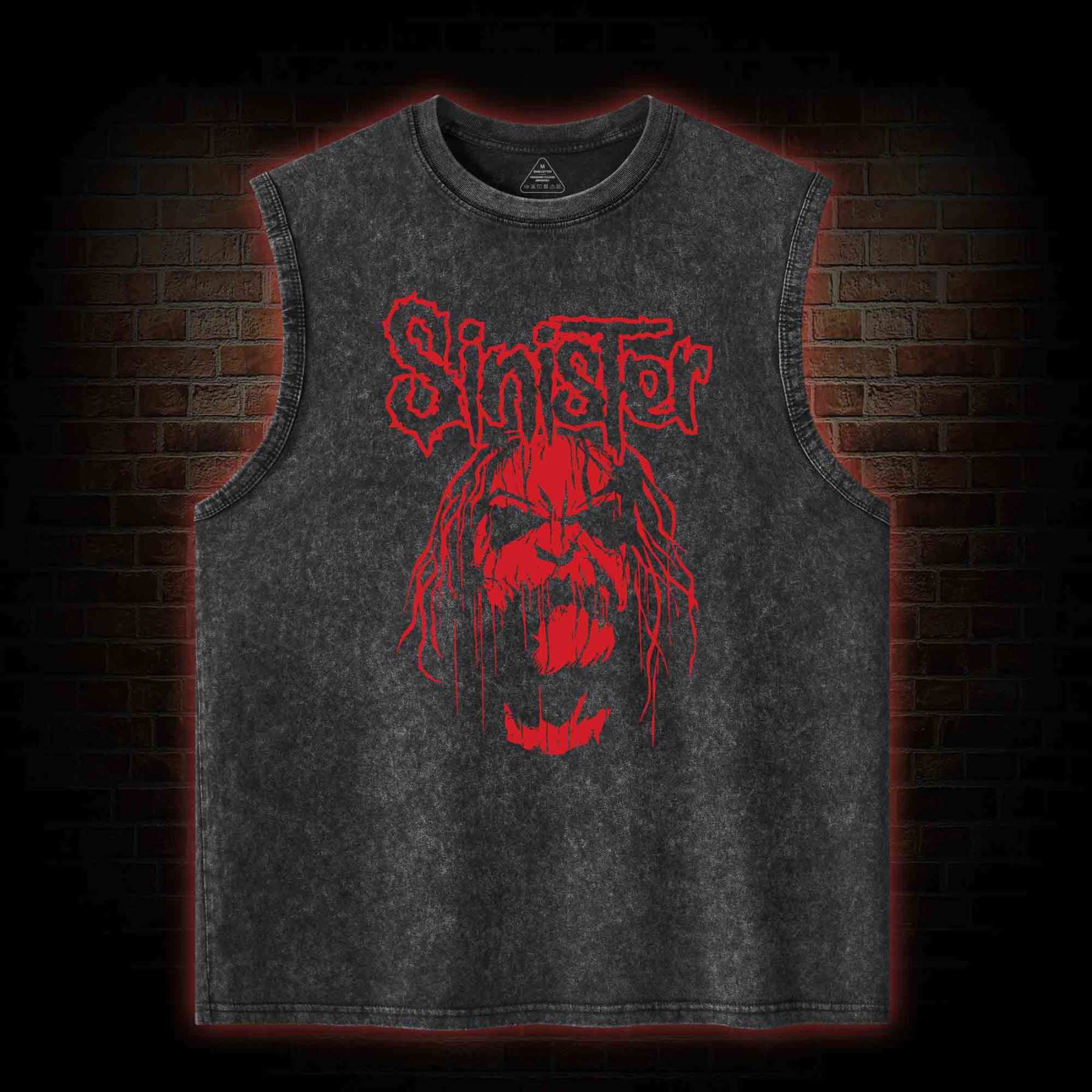 Pyschosinner Washed Tank Top