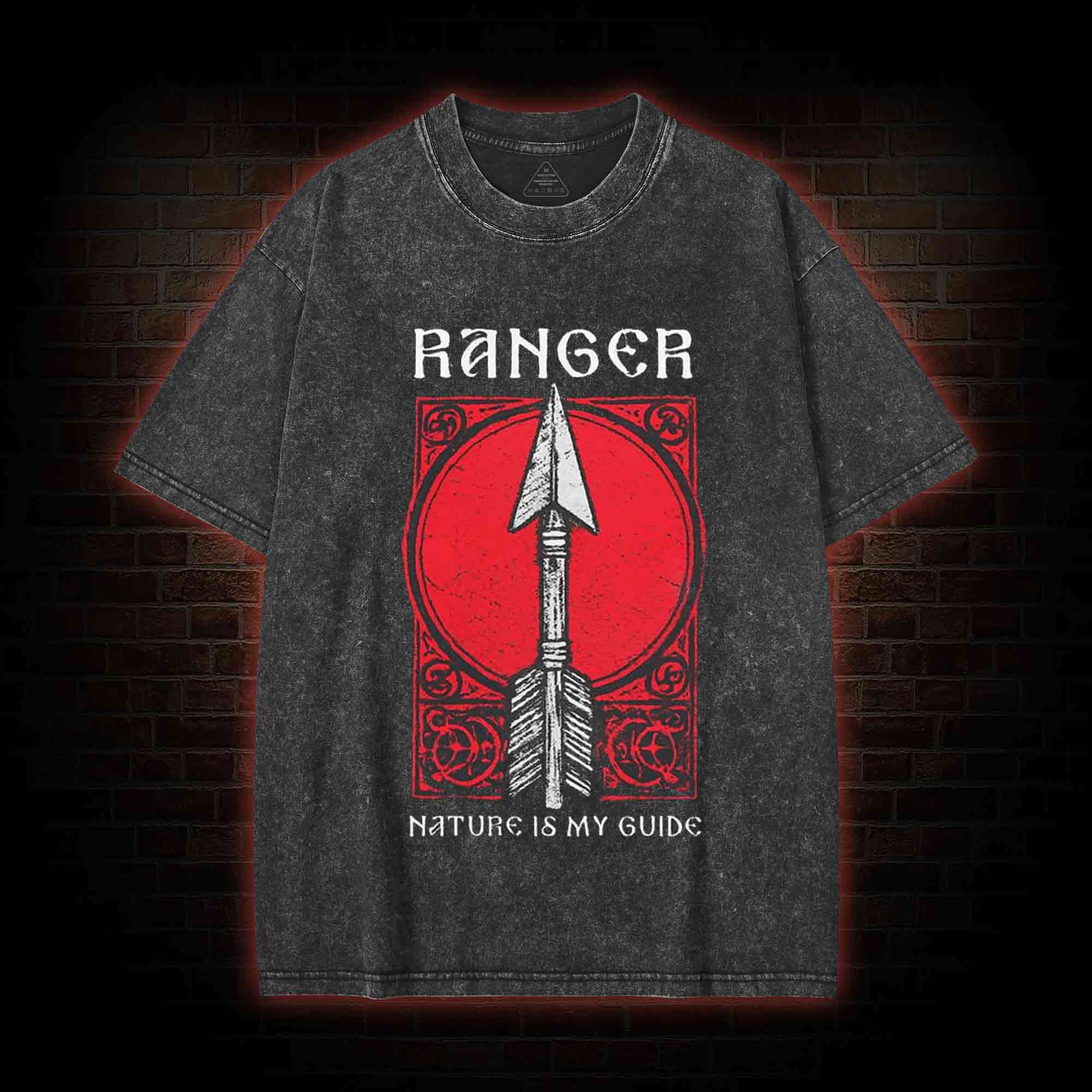 Nature is My Guide Washed T-shirt