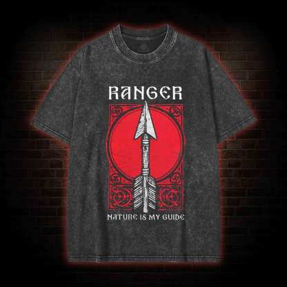 Nature is My Guide Washed T-shirt