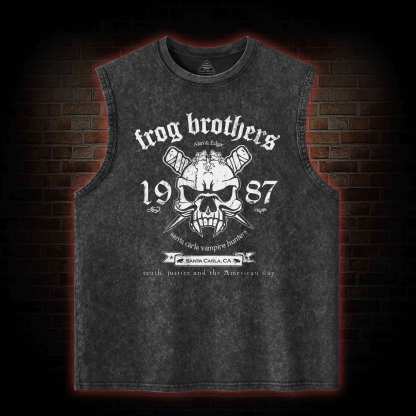 Frog Brothers Washed Tank Top