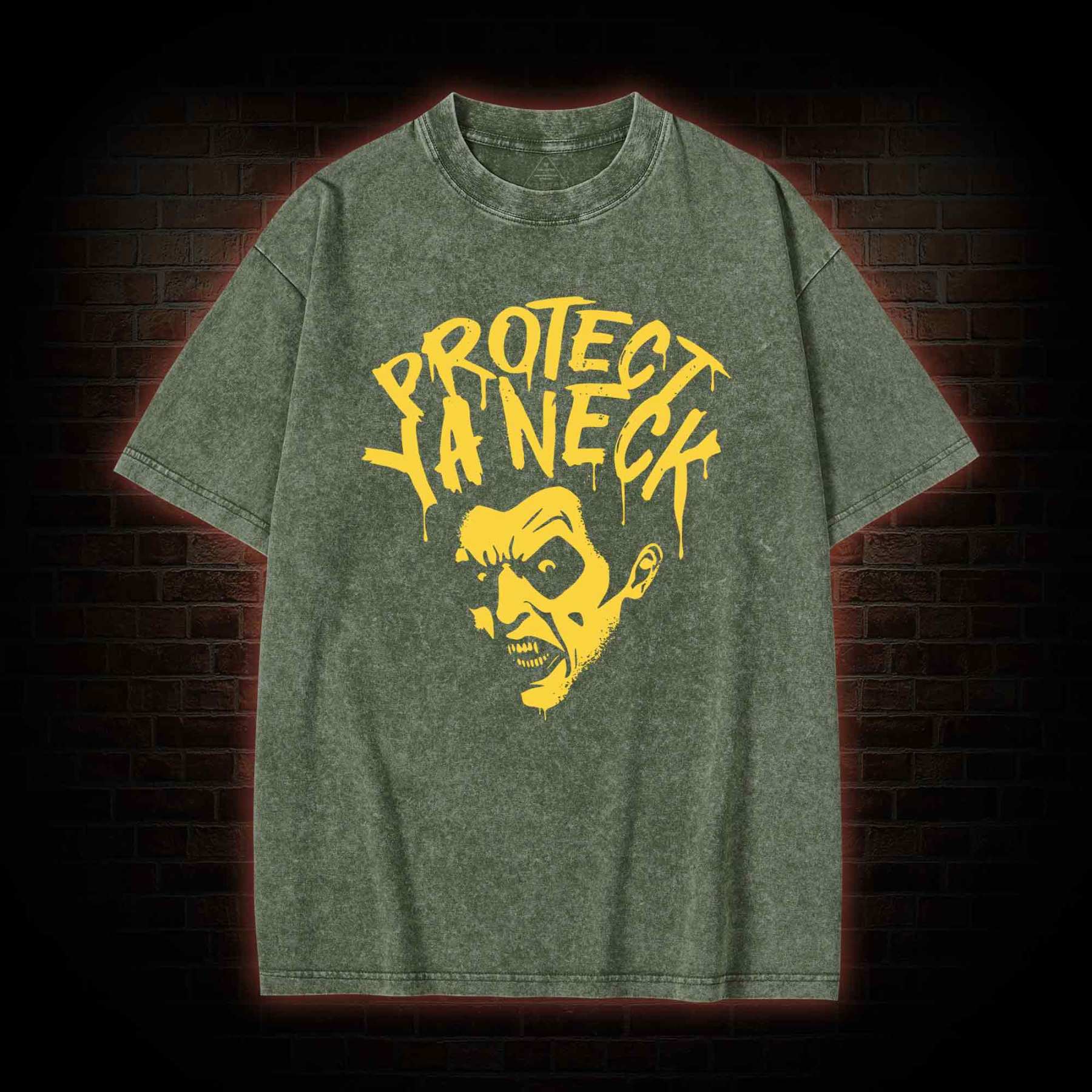 Protect Ya Neck Washed T-shirt
