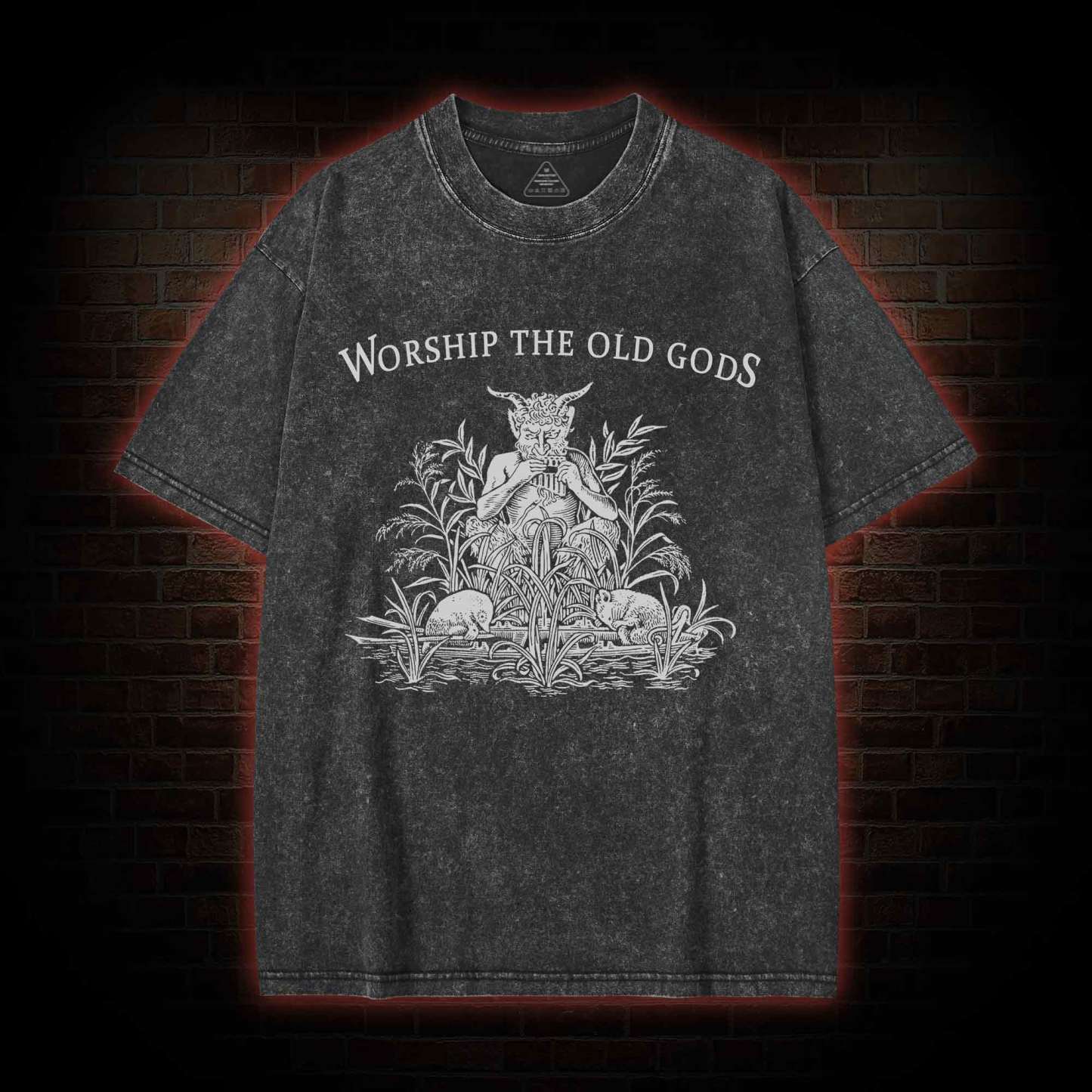 Worship The Old Gods Washed T-shirt