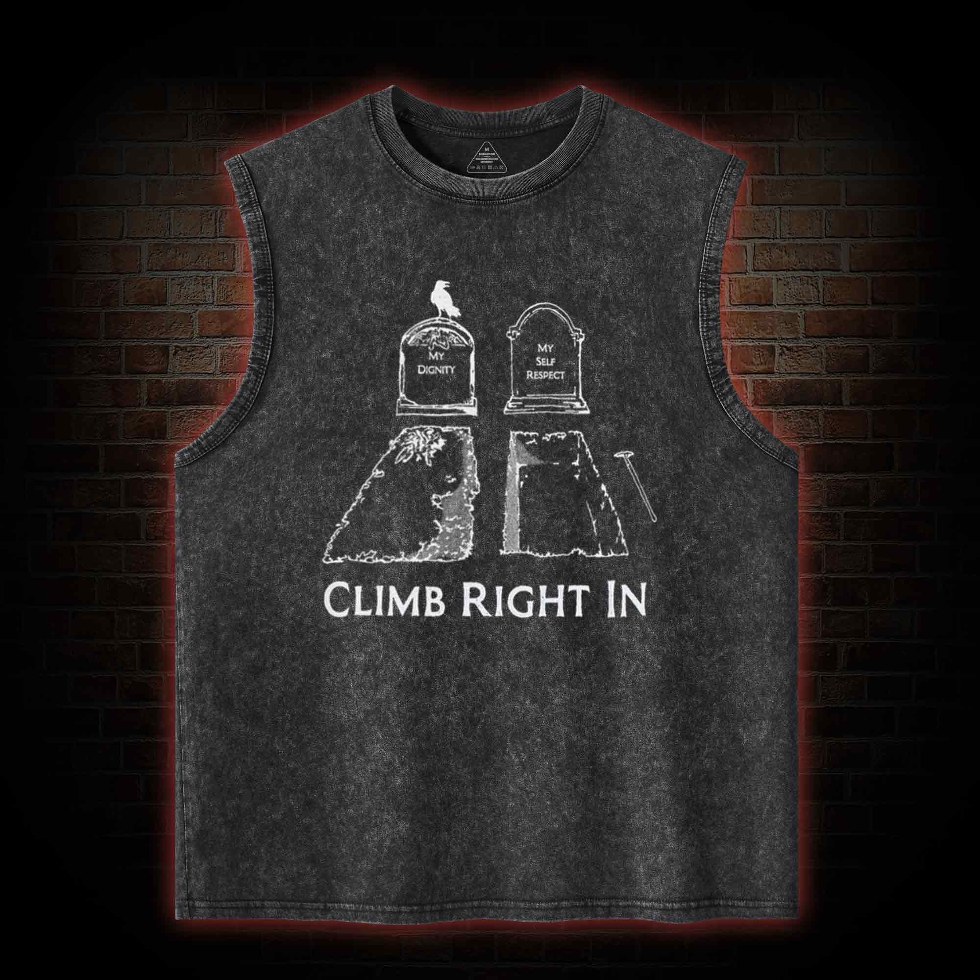 Climb Right in Washed Tank Top