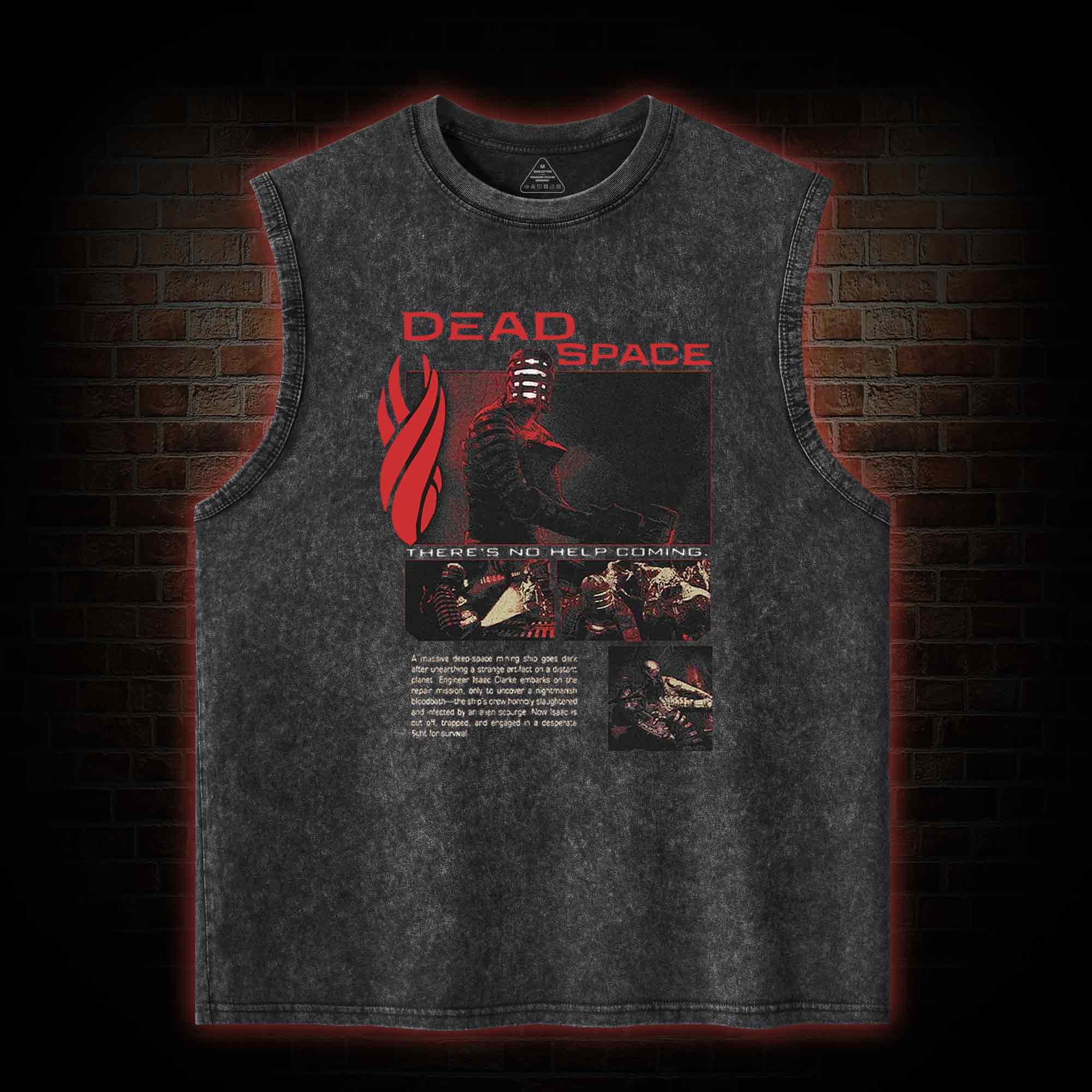 There's No Help Coming Washed Tank Top