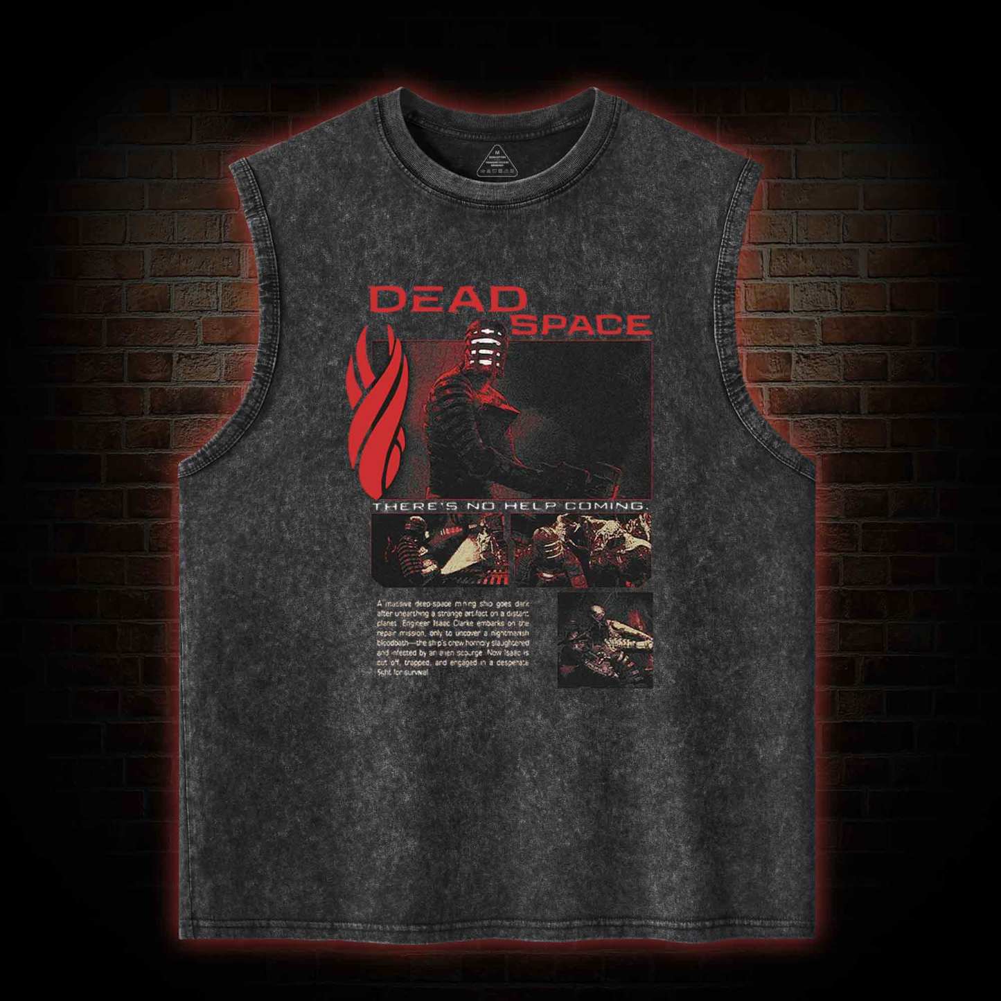 There's No Help Coming Washed Tank Top