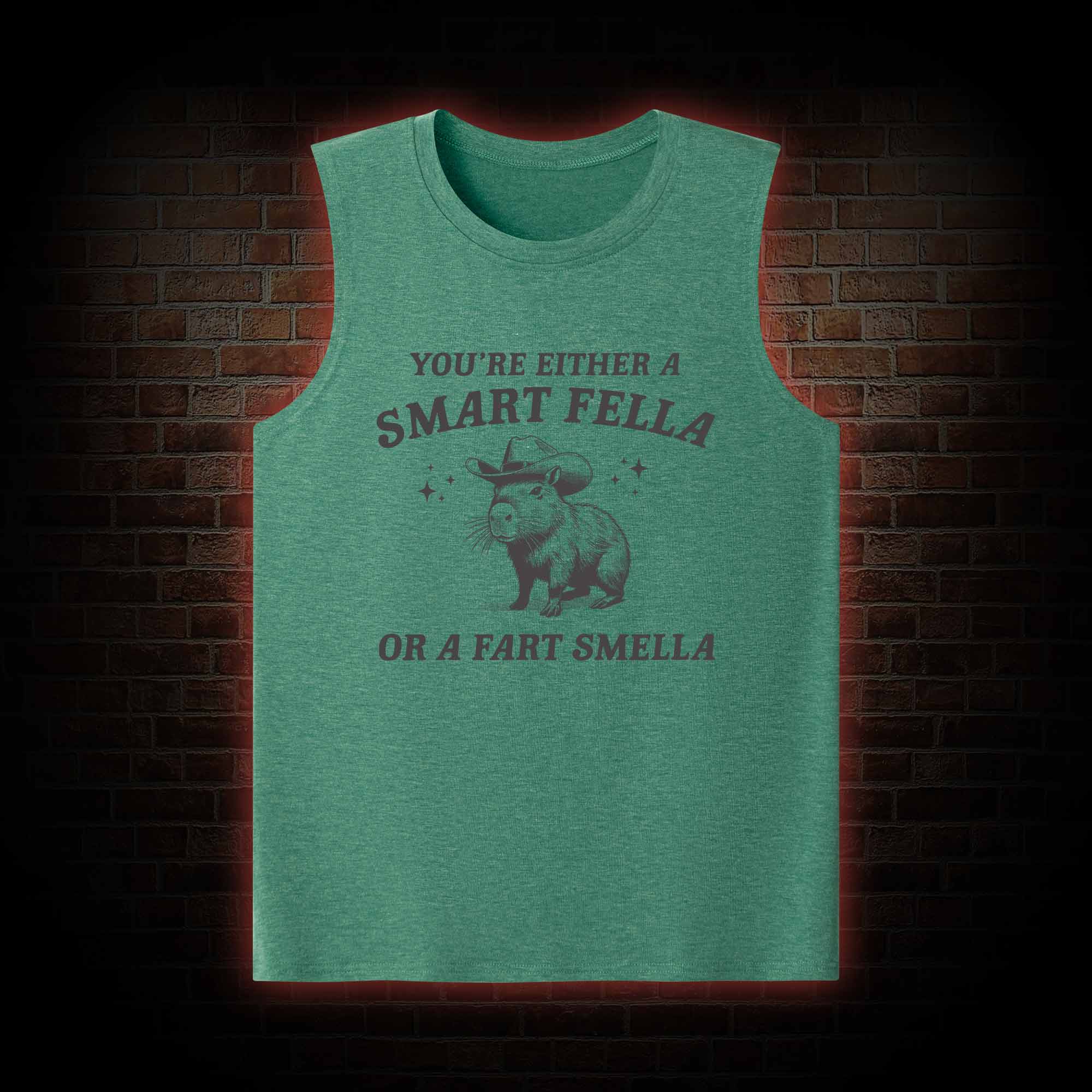 Smart Fella Or Fart Smella Tank Top