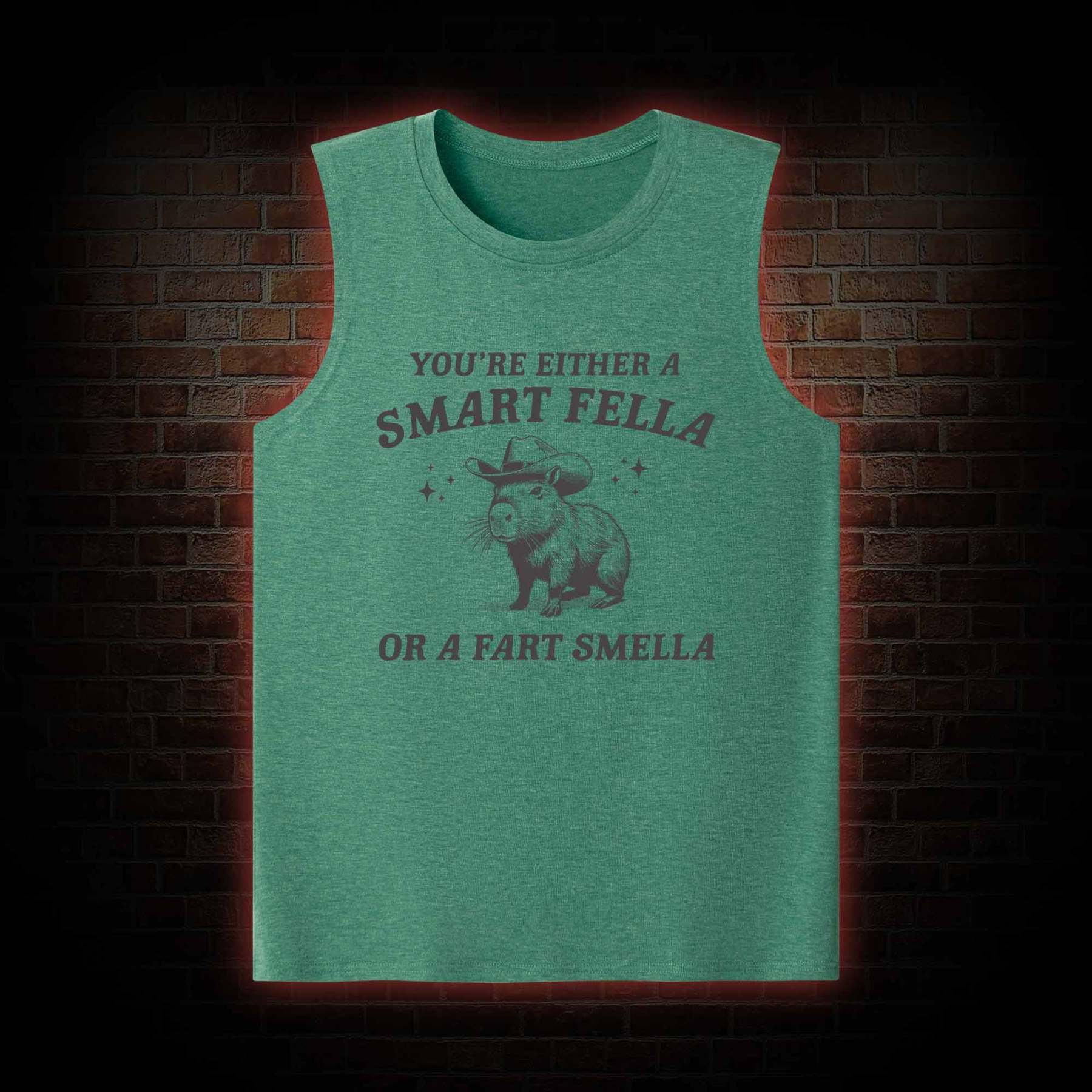 Smart Fella Or Fart Smella Tank Top