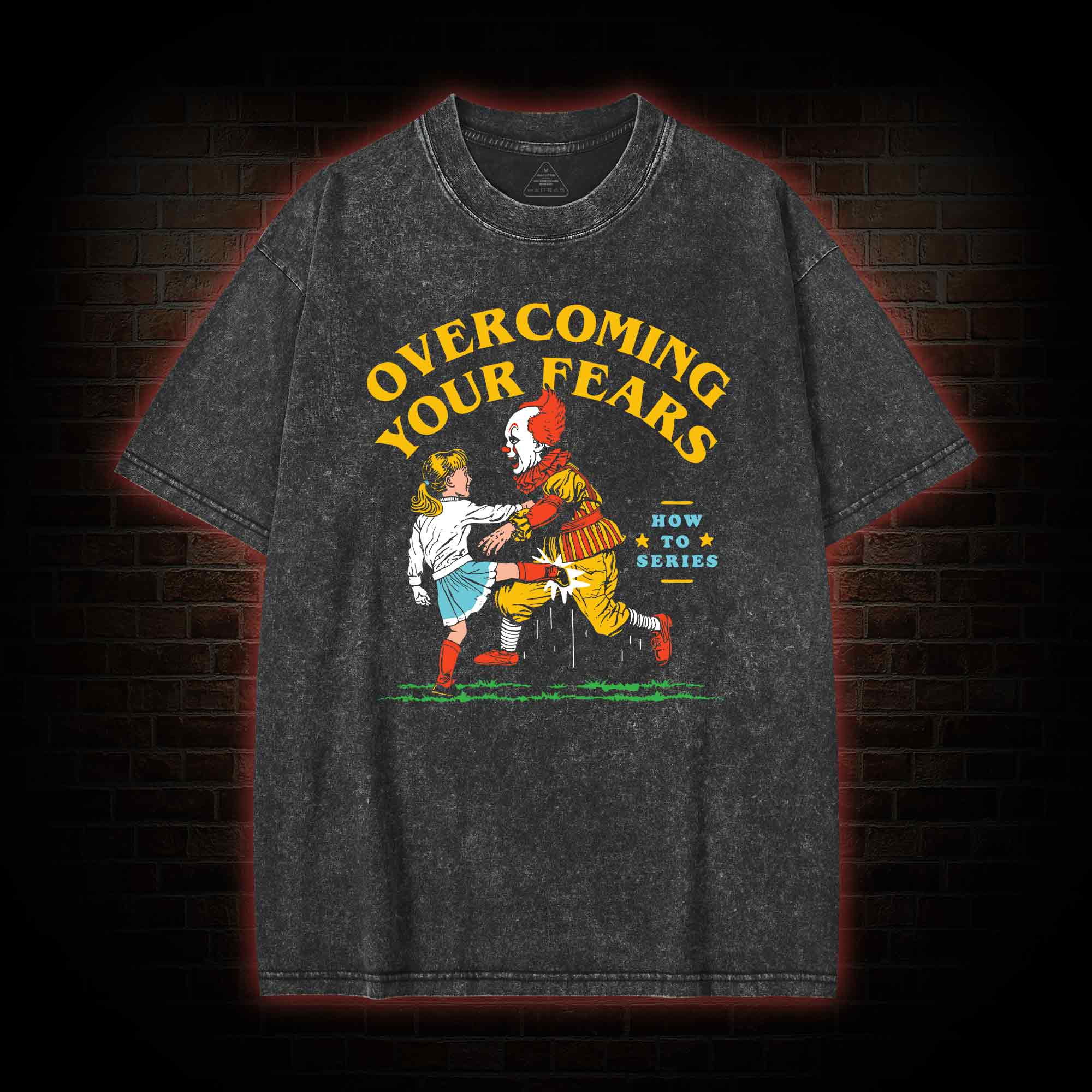 Overcoming Your Fears Washed T-shirt
