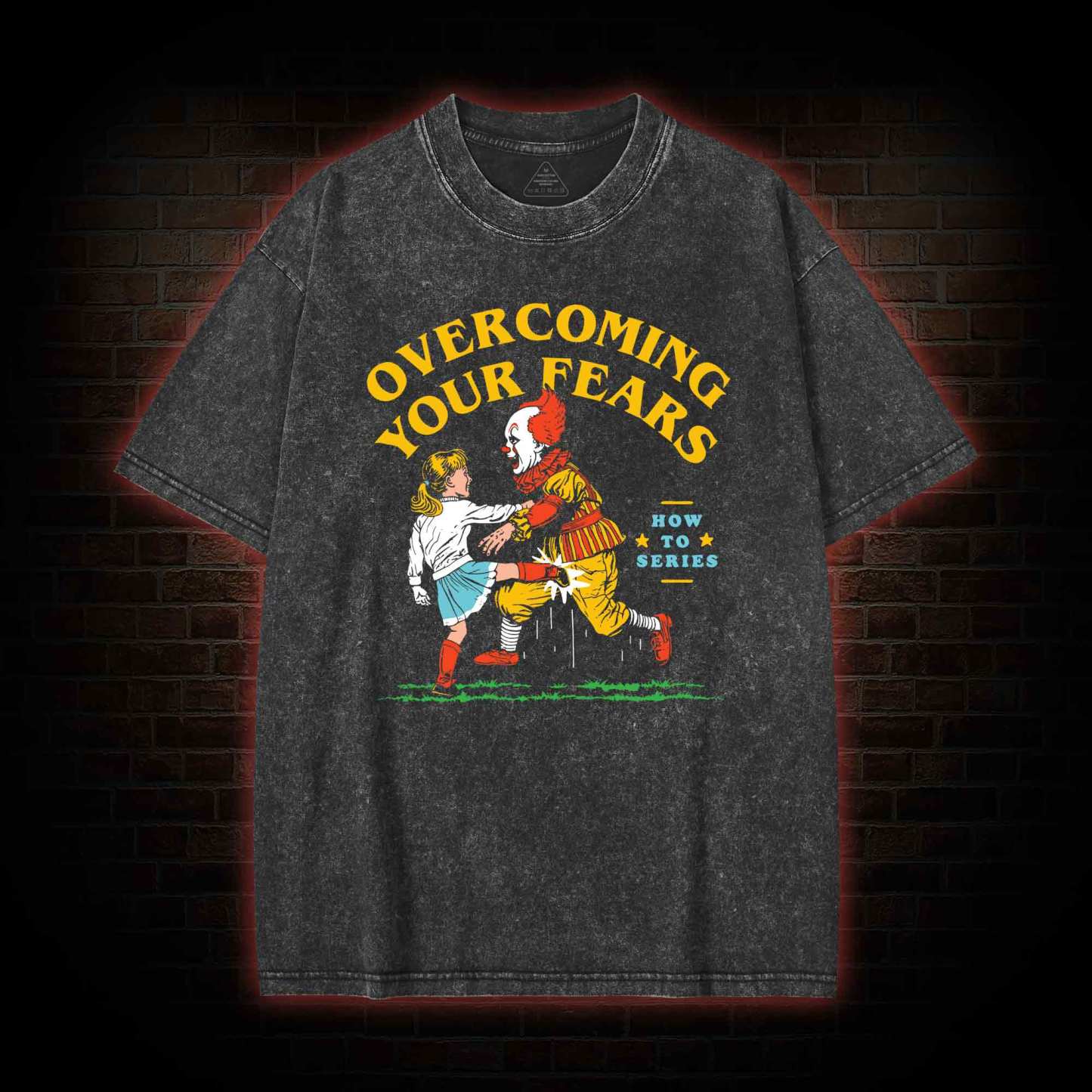 Overcoming Your Fears Washed T-shirt