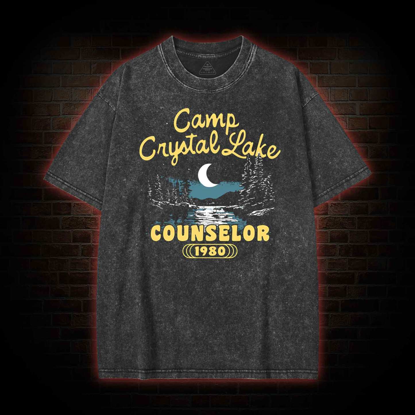 Camp Crystal Lake Counselor Washed T-shirt
