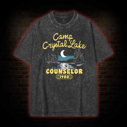 Camp Crystal Lake Counselor Washed T-shirt