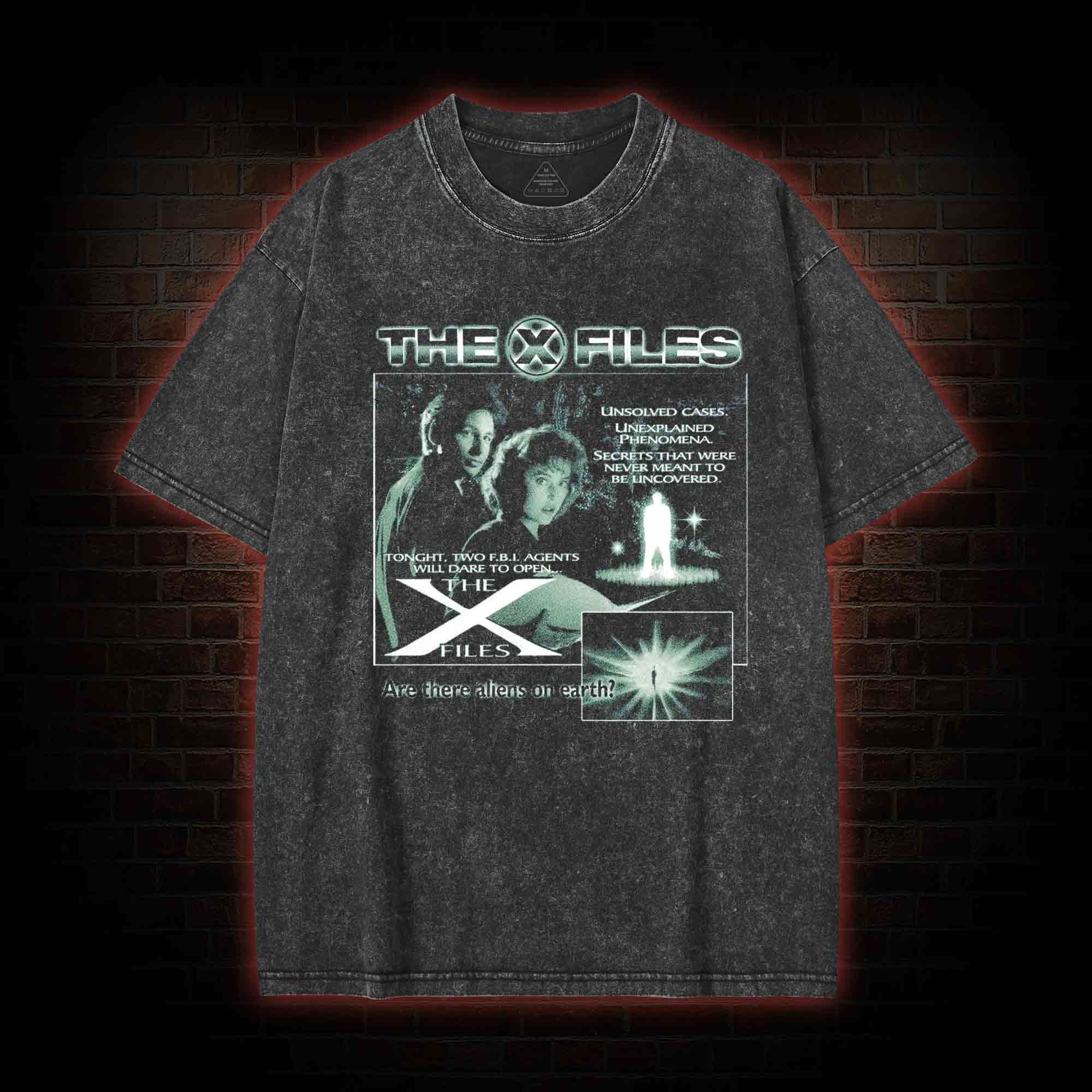 Are There Aliens on Earth? Washed T-shirt