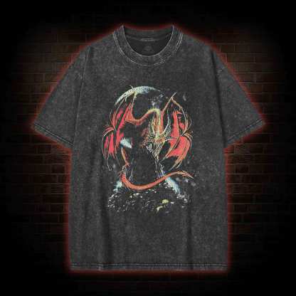 Medieval Dragon Washed T-shirt