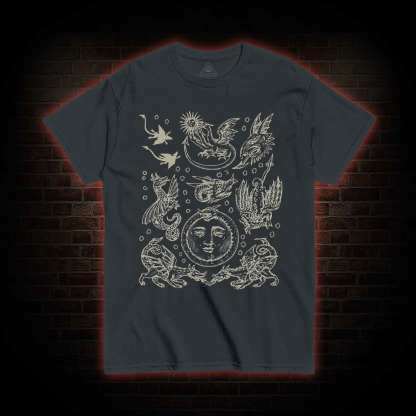 Medieval Dragons Vintage T-shirt