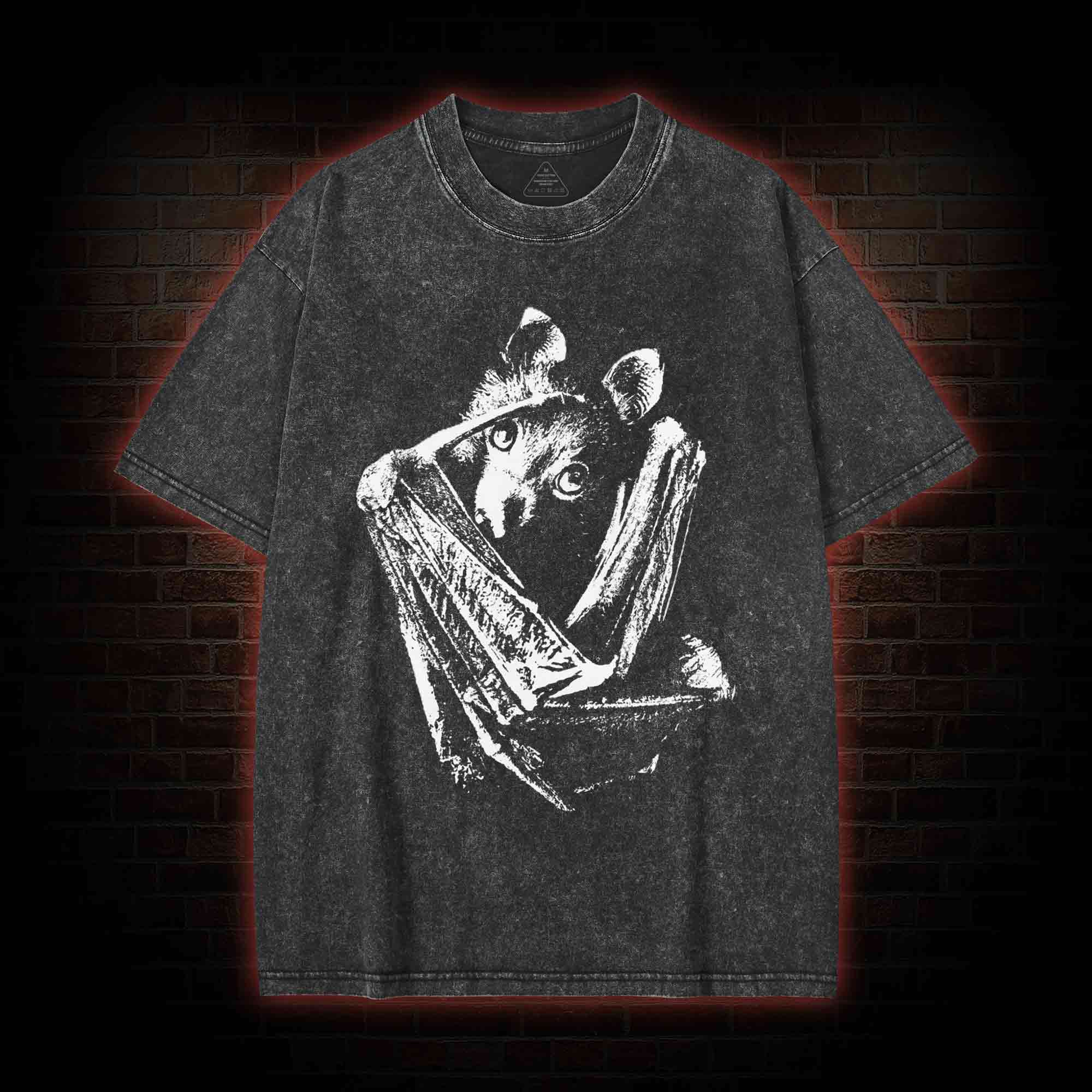 Bat Vampire Washed T-shirt