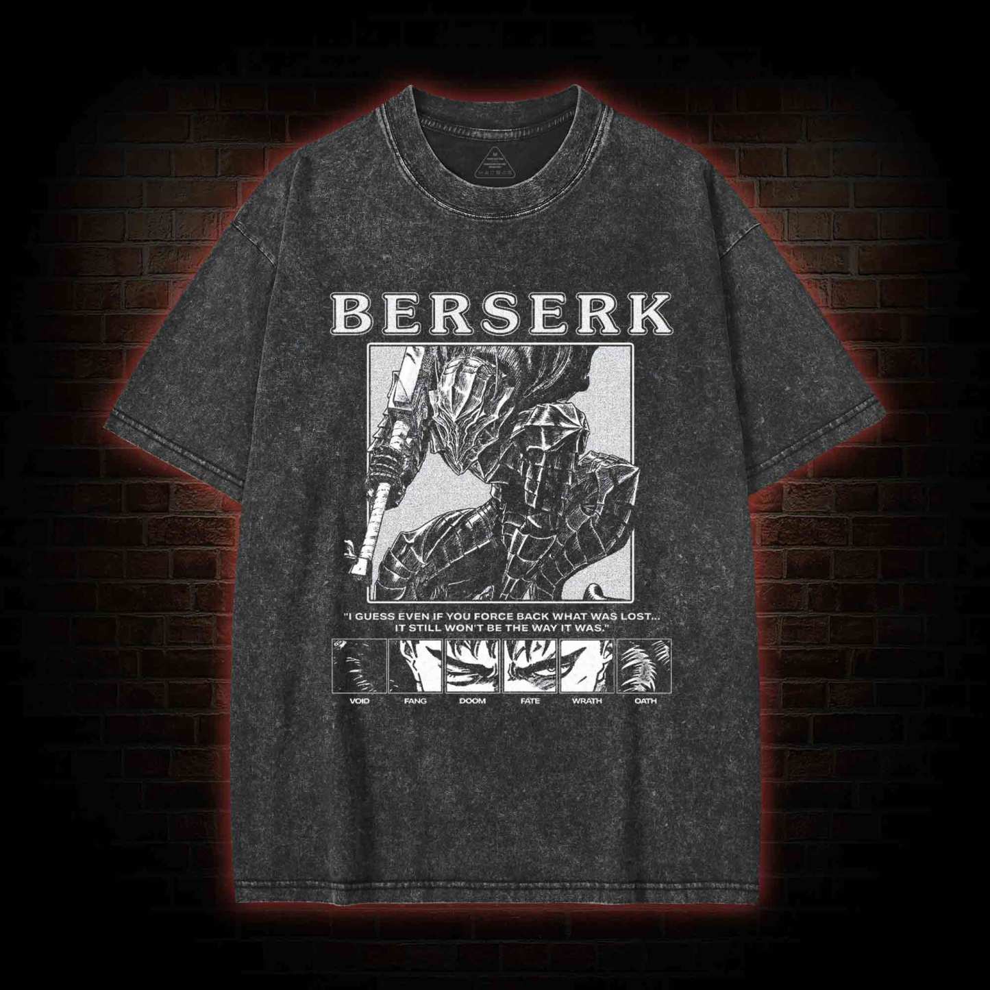 There's no Fighting Just to Die Washed T-shirt