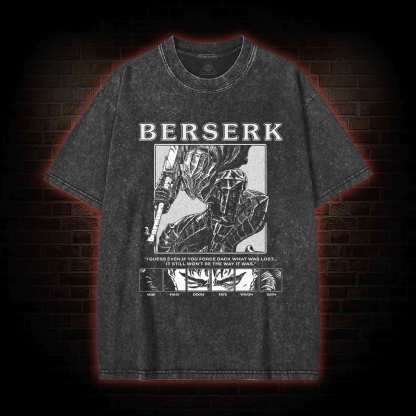 There's no Fighting Just to Die Washed T-shirt