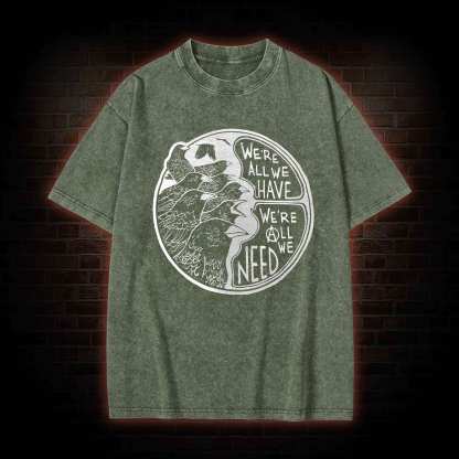 Anarchy Crows Washed T-shirt