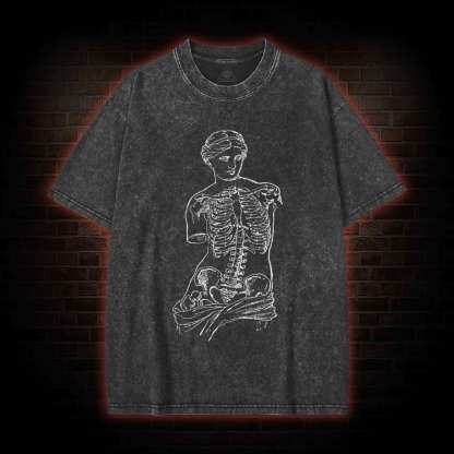 Anatomical Skeleton Washed T-shirt