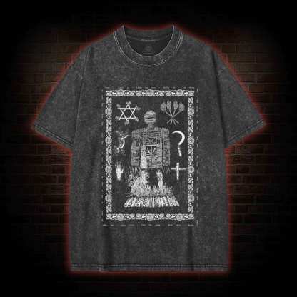 We're a Deeply Religious People Washed T-shirt