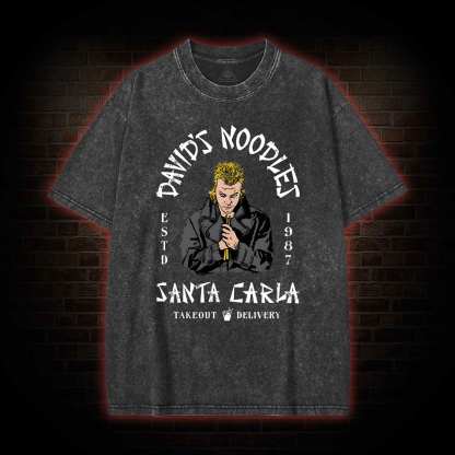David's Noodles Santa Carla Washed T-shirt
