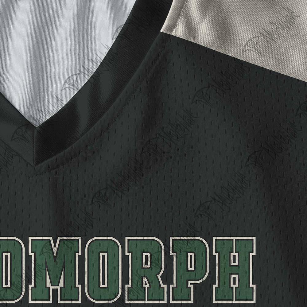 Alien Horror V-Neck Long Sleeve Jersey